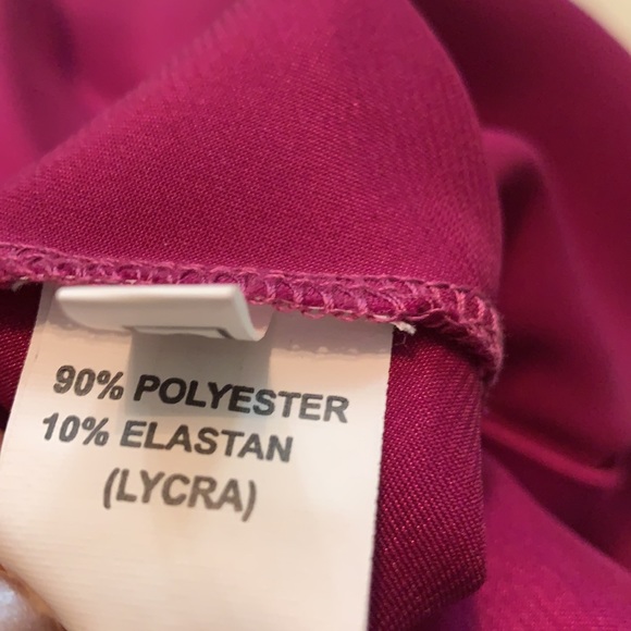 Alfabeta Evening Maxi Dress Fuchsia Color Size 2 - Picture 9 of 12